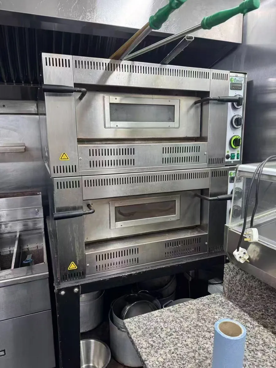 Commercial Double Deck Electric Pizza Oven