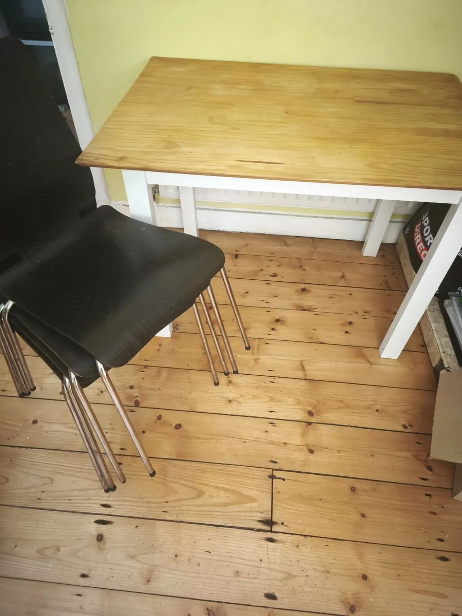 Table and chairs