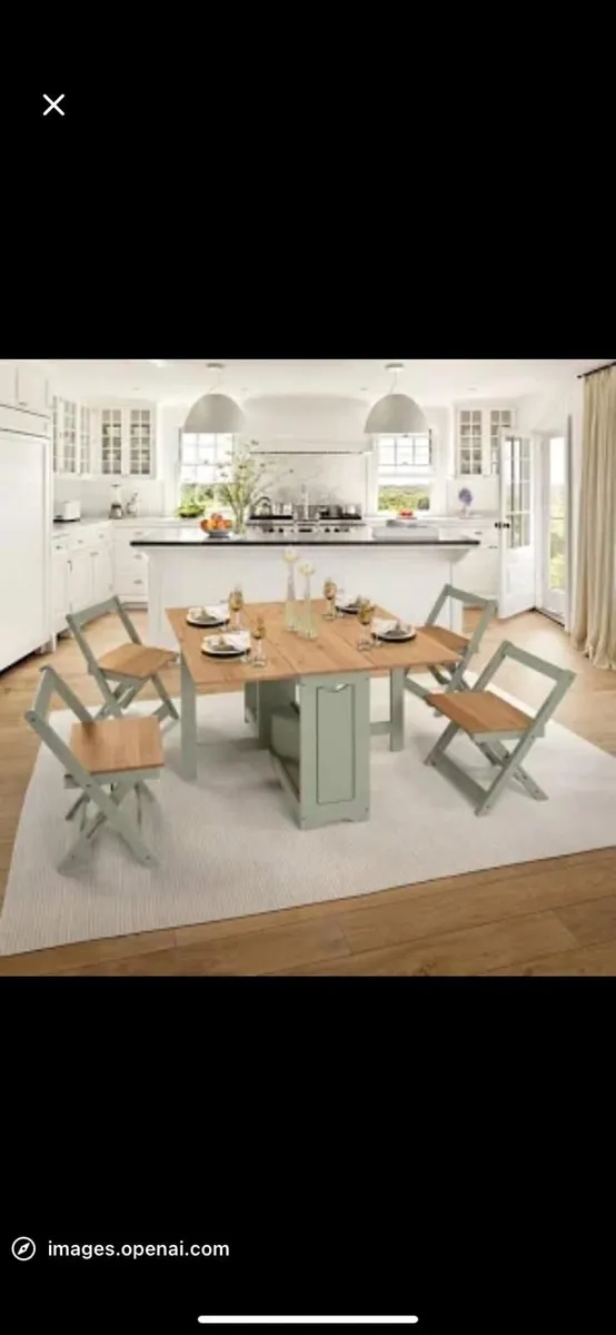 Dinning Table & Chairs - Image 1