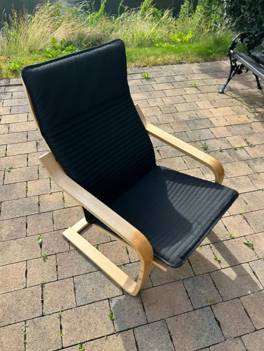 2 x Scandanavian recliner chairs - Image 1