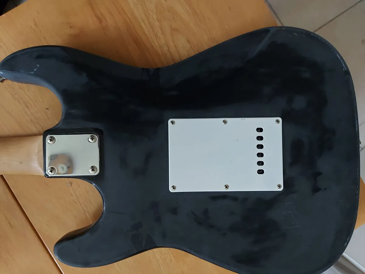 Unfinished Sea Horse Electric Guitar, no strings - Image 3