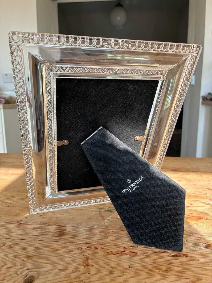 Waterford Crystal Picture Frame – 5” × 7” Photo fr - Image 3