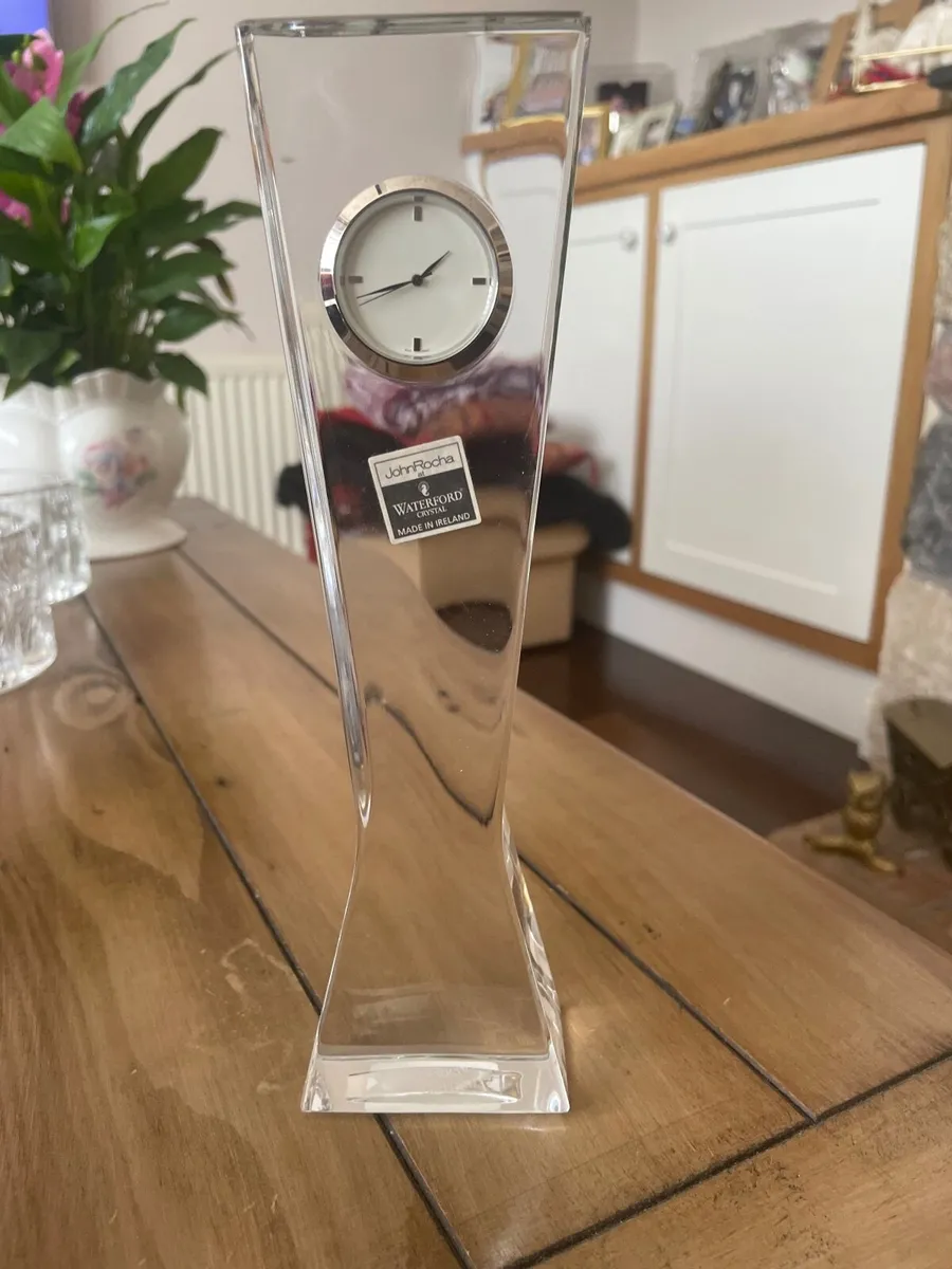 WATERFORD CRYSTAL  JOHN ROCHA CLOCK - Image 1