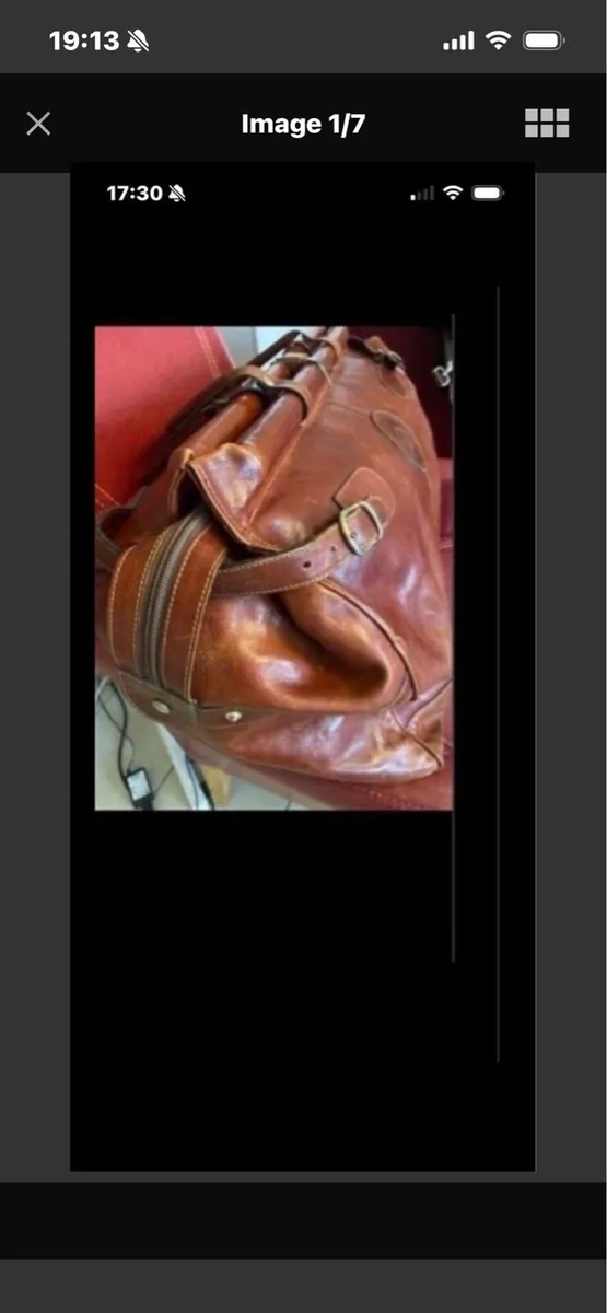 Very Large Quality Leather Hold All - Image 2