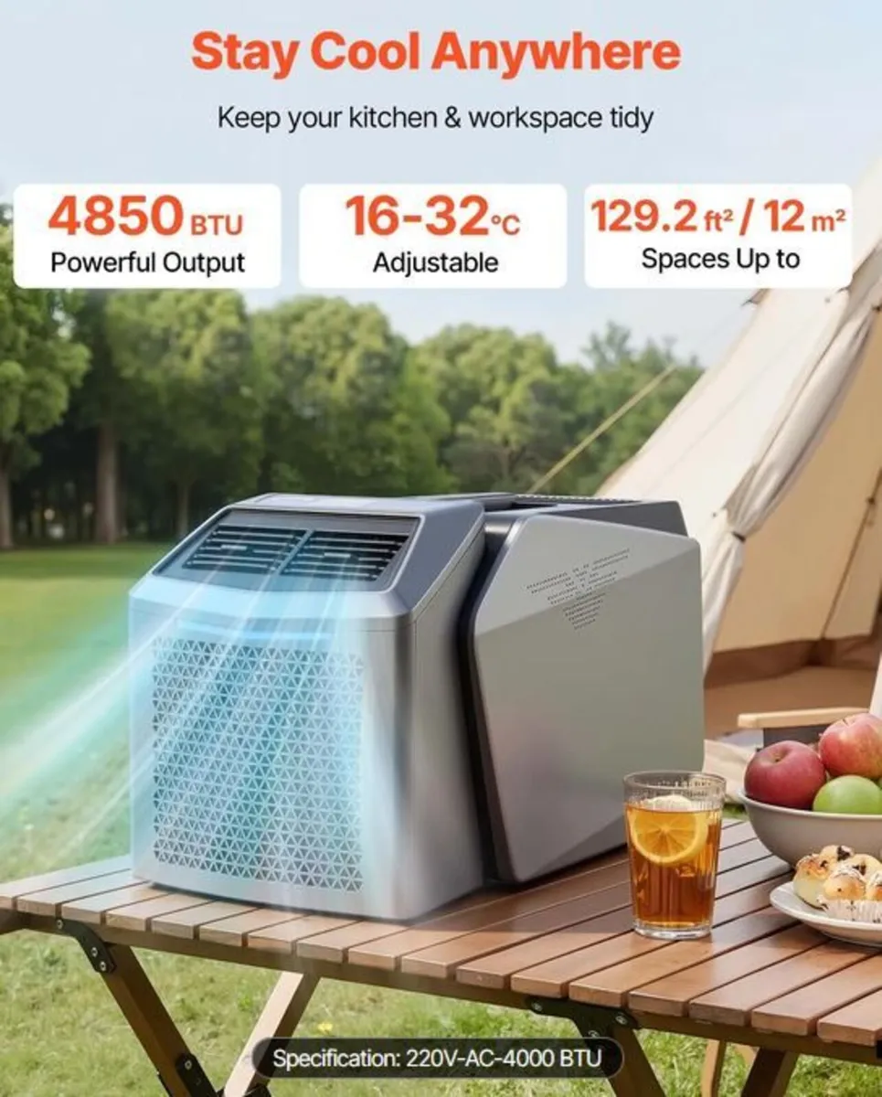 Portable Camping Air Conditioner 4850 BTU, Dual - Image 2