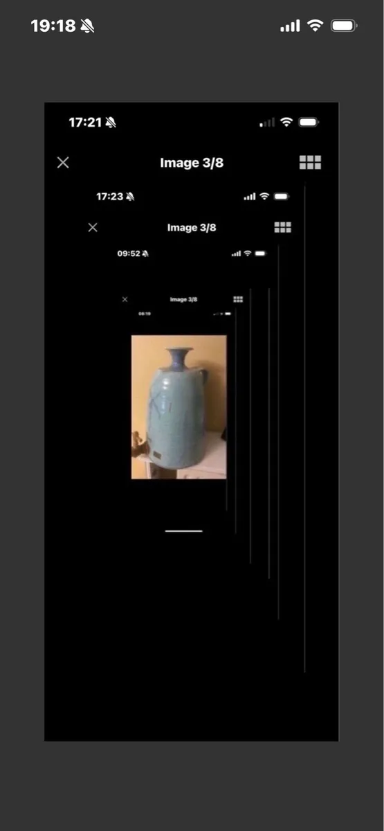 Large Vintage Louis Mulcahy Cider Jar - Image 3