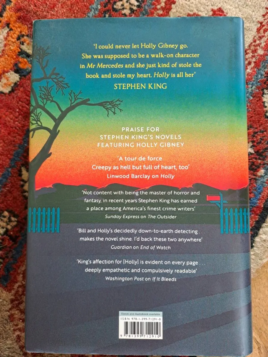 1st ed Stephen King Holly - Image 2