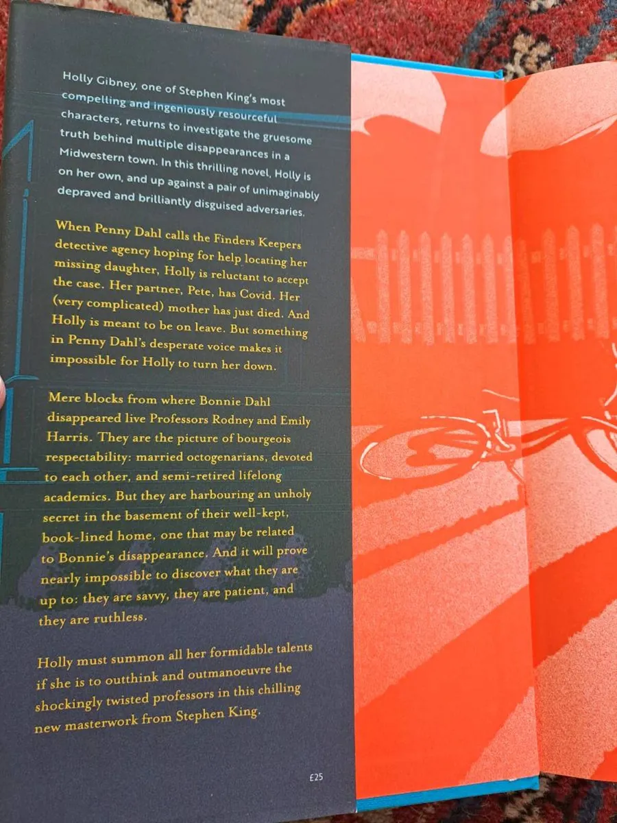 1st ed Stephen King Holly - Image 3
