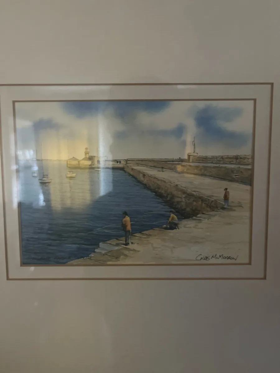 Dun Laoire Harbour ,Dublin , by Chris McMorrow - Image 4