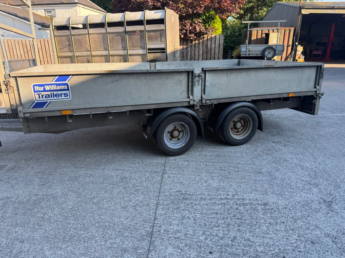 Ifor Williams dropside trailer - Image 4