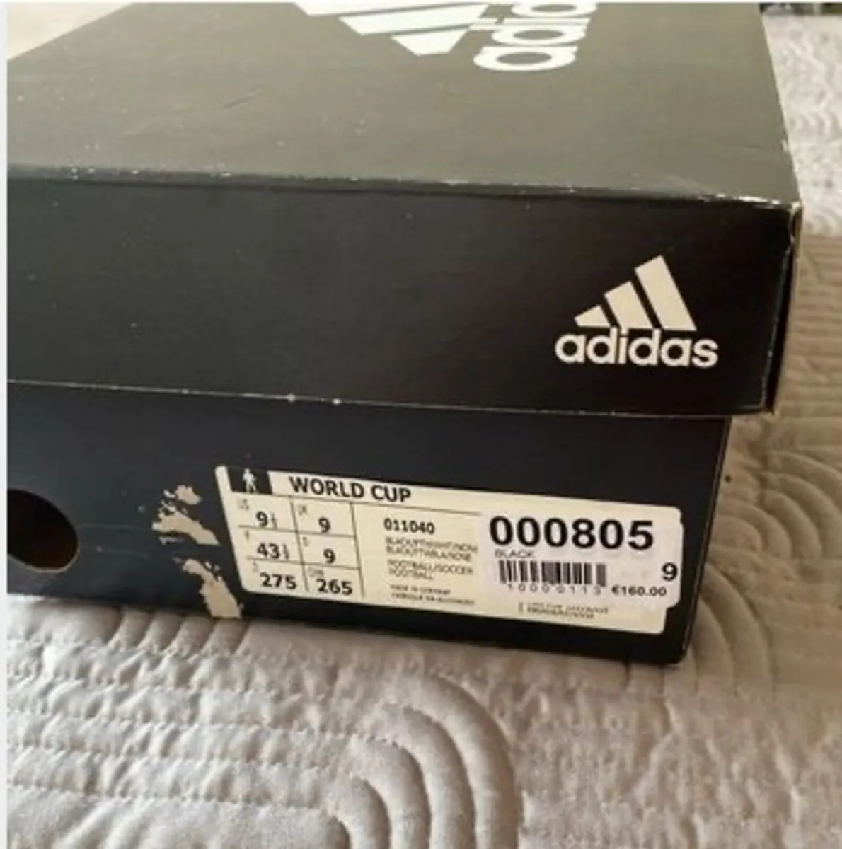 Adidas World Cup Football Boots Size UK9 - Image 4