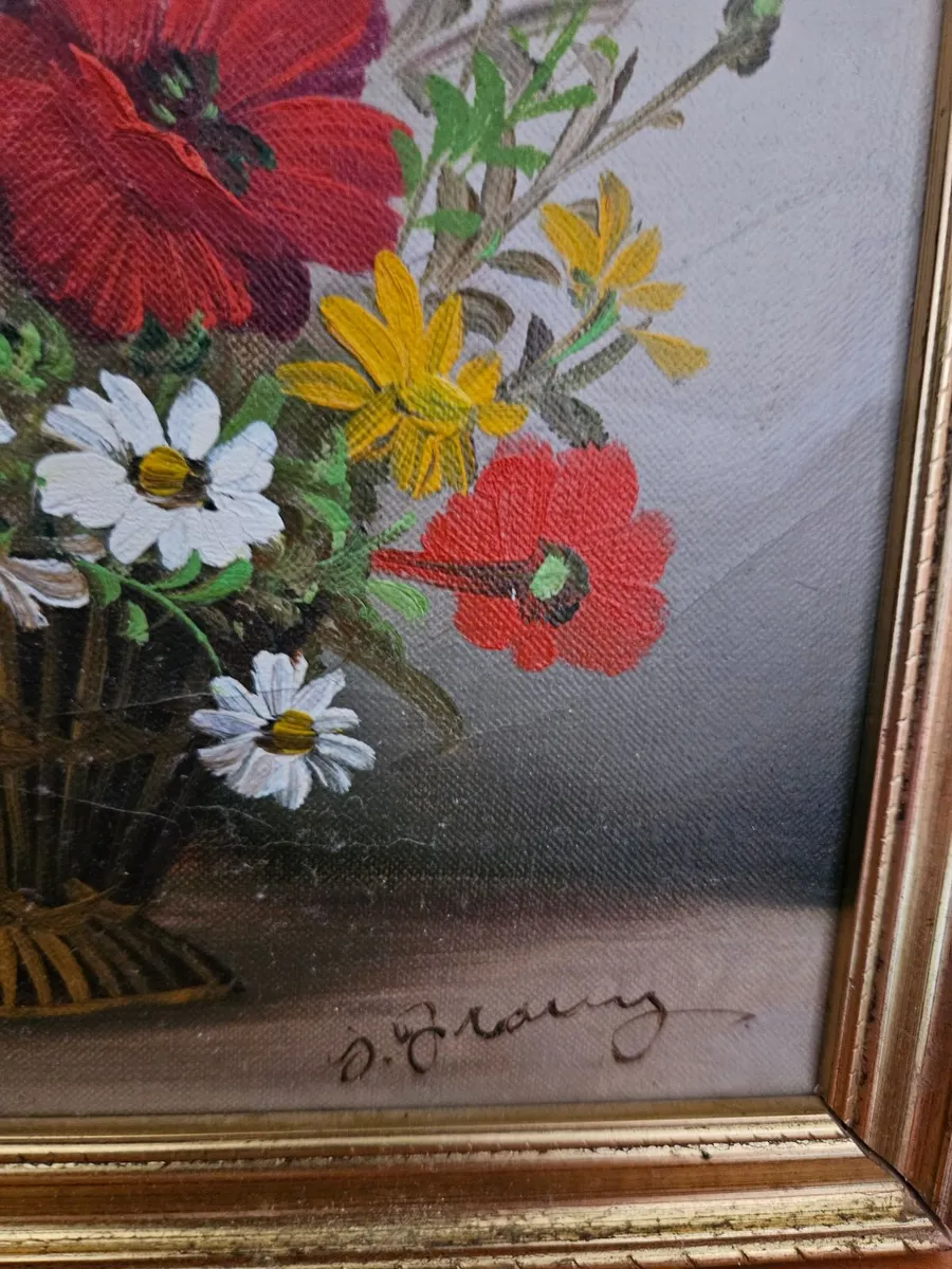 Vintage Oil on Canvas Picture - Image 2