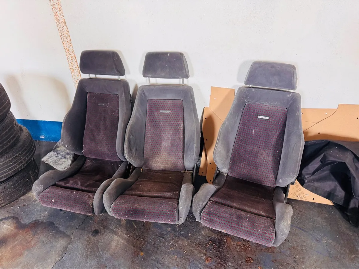 Ford Escort RS Turbo Recaro Seats x3 - Image 2