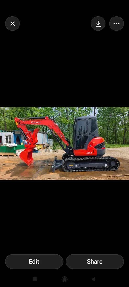 Kubota u55-4 digger - Image 2
