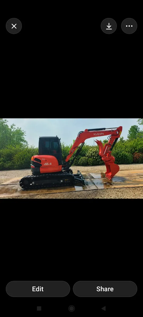 Kubota u55-4 digger - Image 1