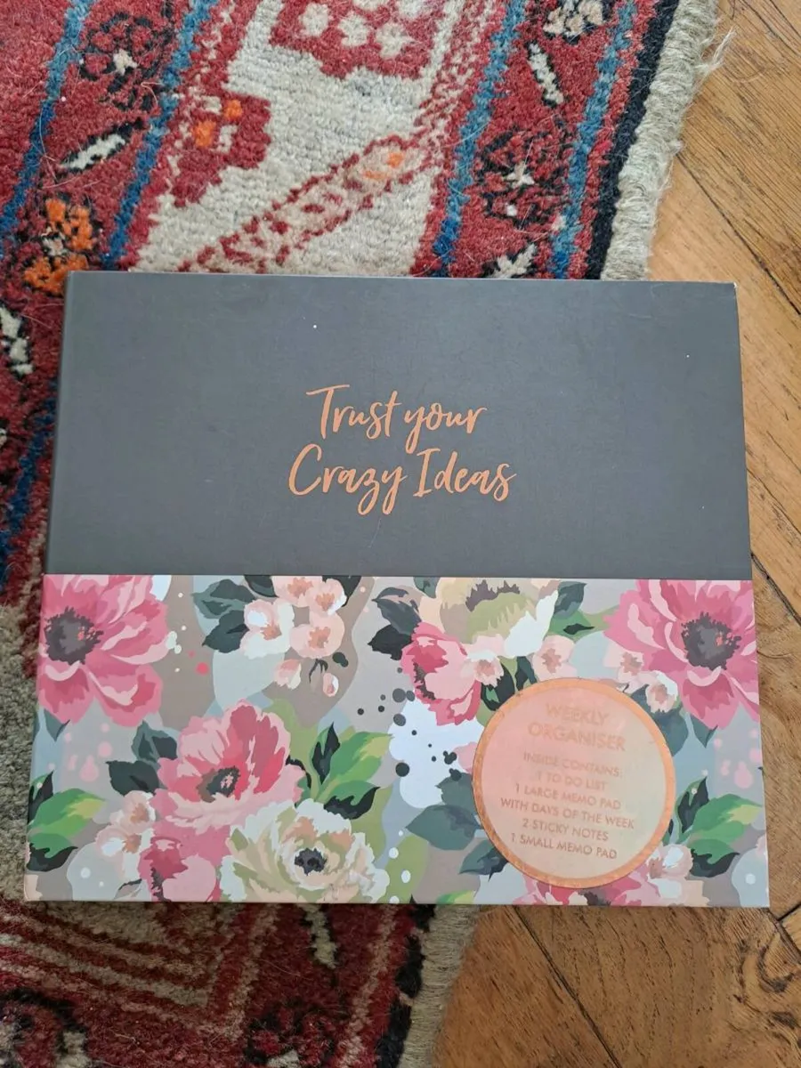 Trust Your Crazy Ideas Weekly Organiser - Image 1