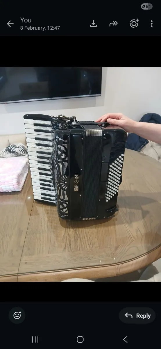 Pigini accordion P36 72 bass - Image 2