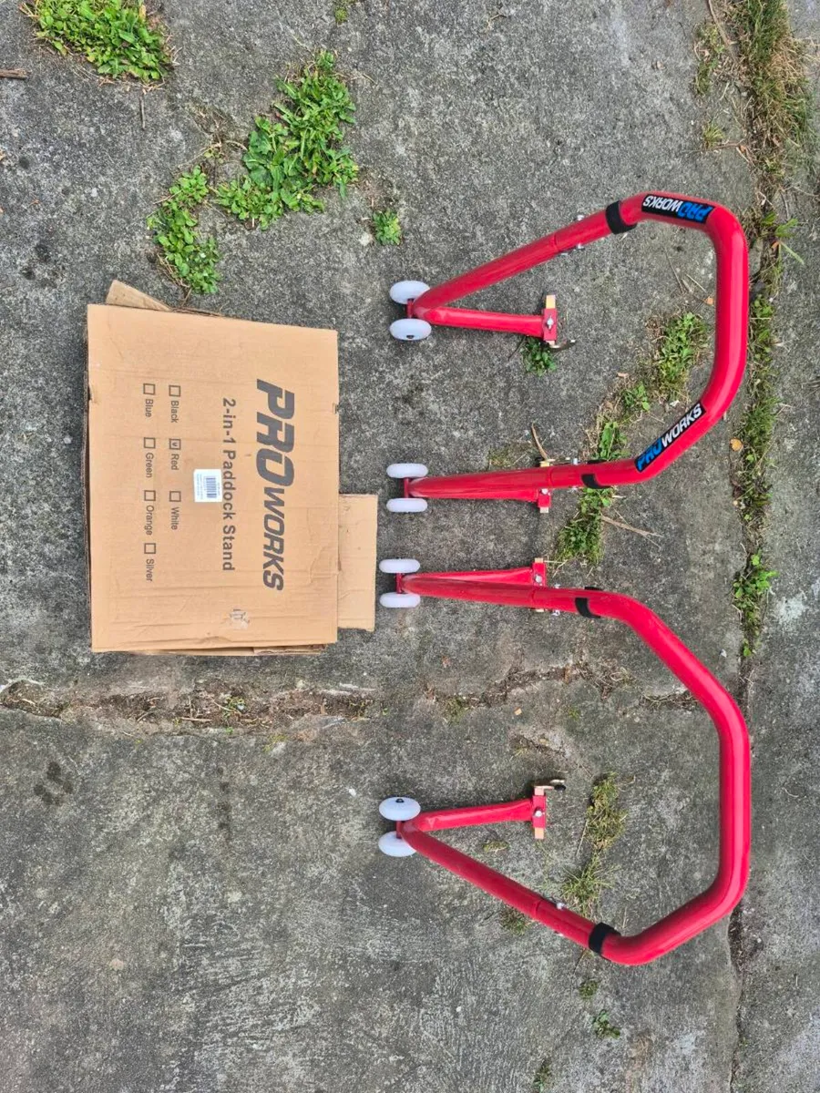 Mororbike Paddock stands. Motorbike slarm - Image 1
