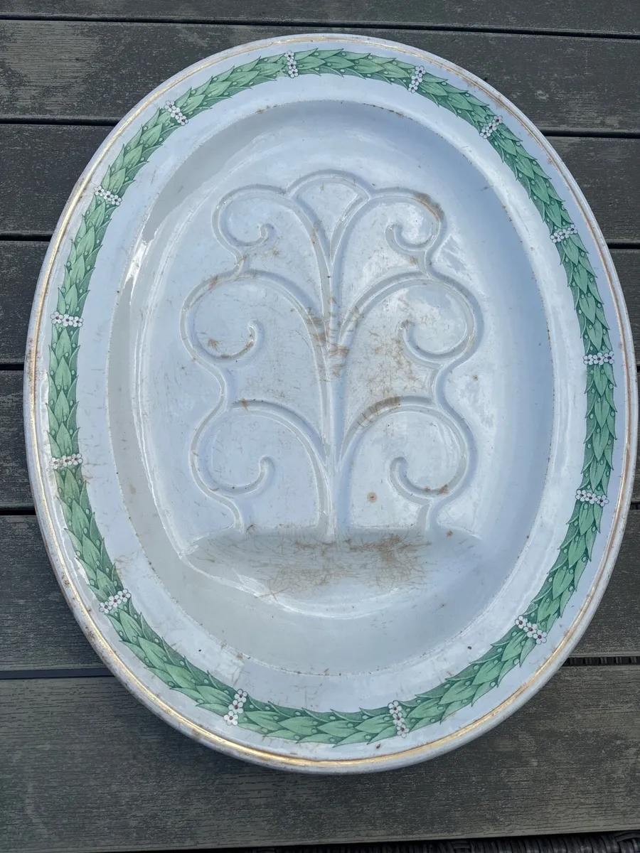 ‘Laurel Border’ Ironstone serving platter c1883 - Image 1