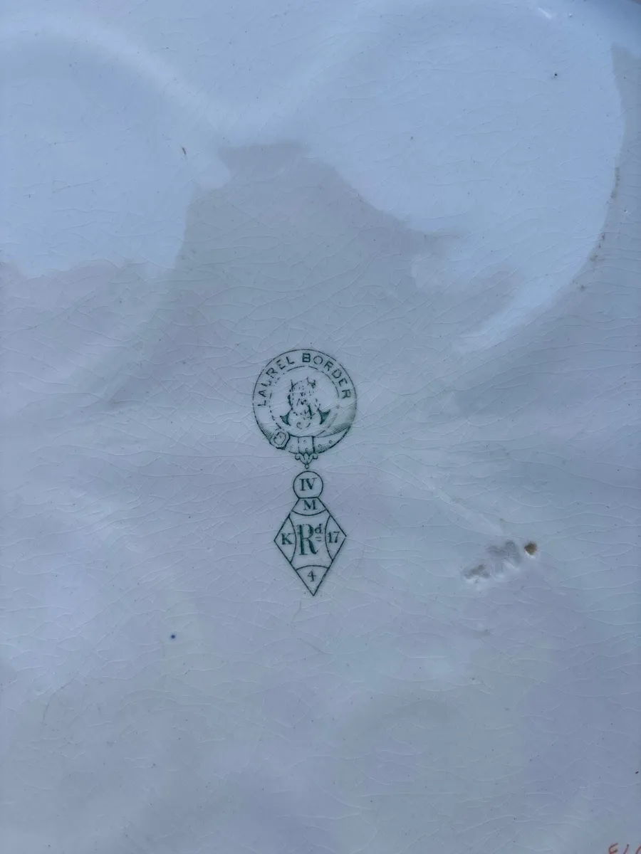 ‘Laurel Border’ Ironstone serving platter c1883 - Image 2