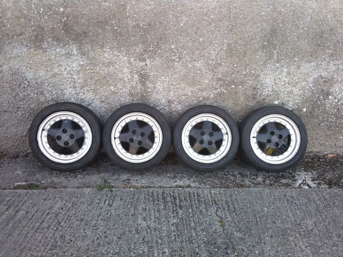 15" Zender alloys 4x100  --e30/VW/Toyota - Image 3
