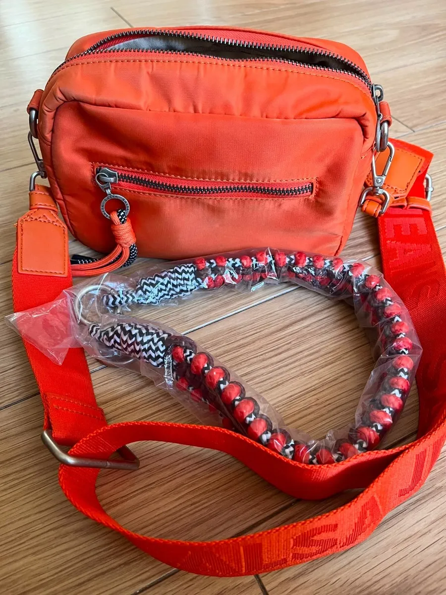 Orange red cross-body/shoulder bag - Image 2