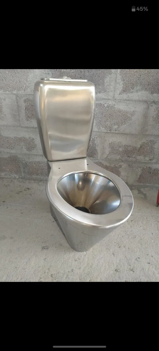 Stainless steel toilet job lot - Image 1