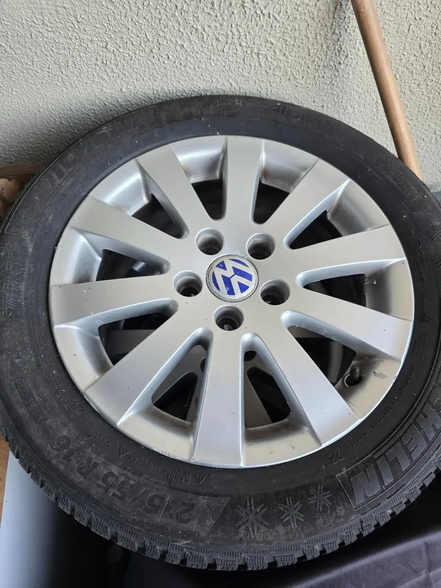 Original VW winter Michelin alloy wheels x4 - Image 1