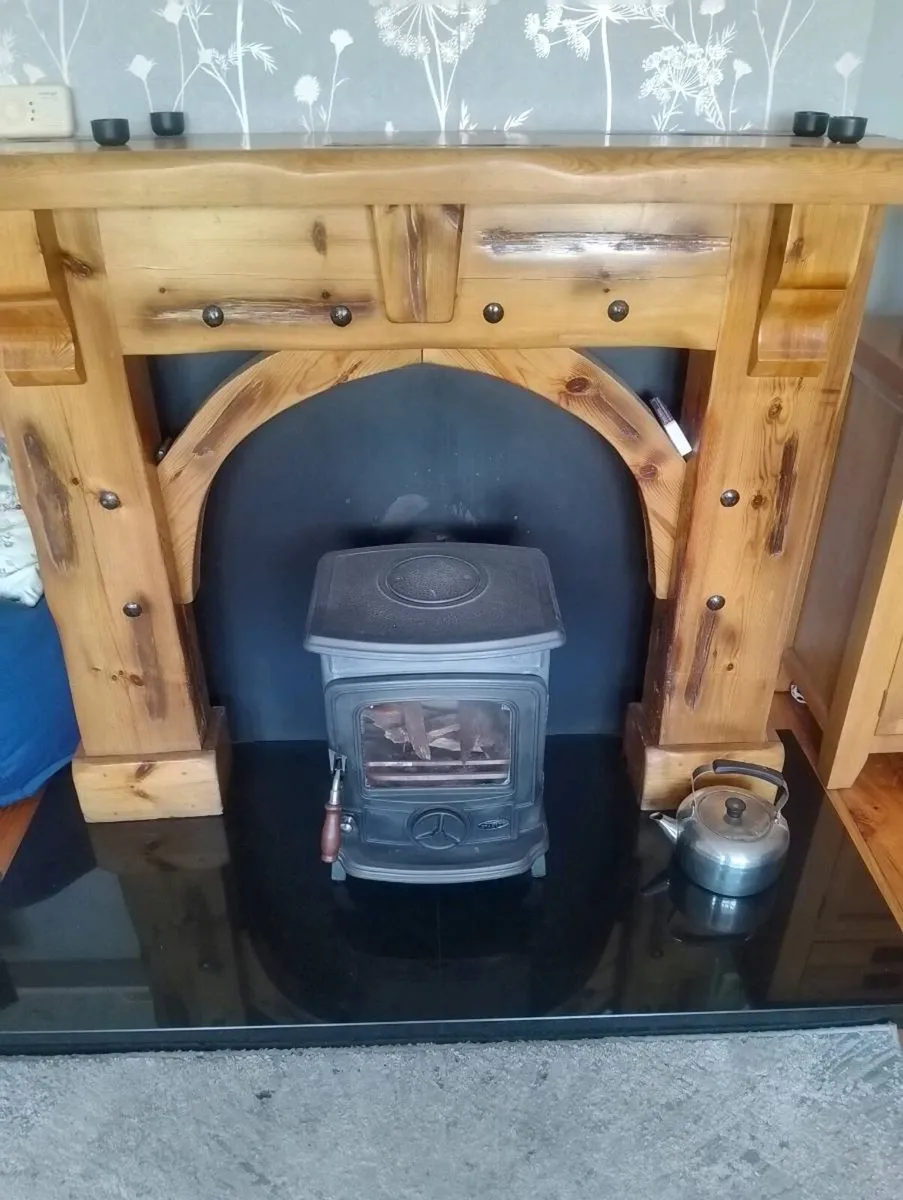 Stove & timber surround