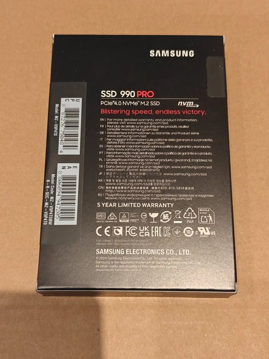 4TB Samsung 990 Pro NVMe SSD M.2 - Image 3