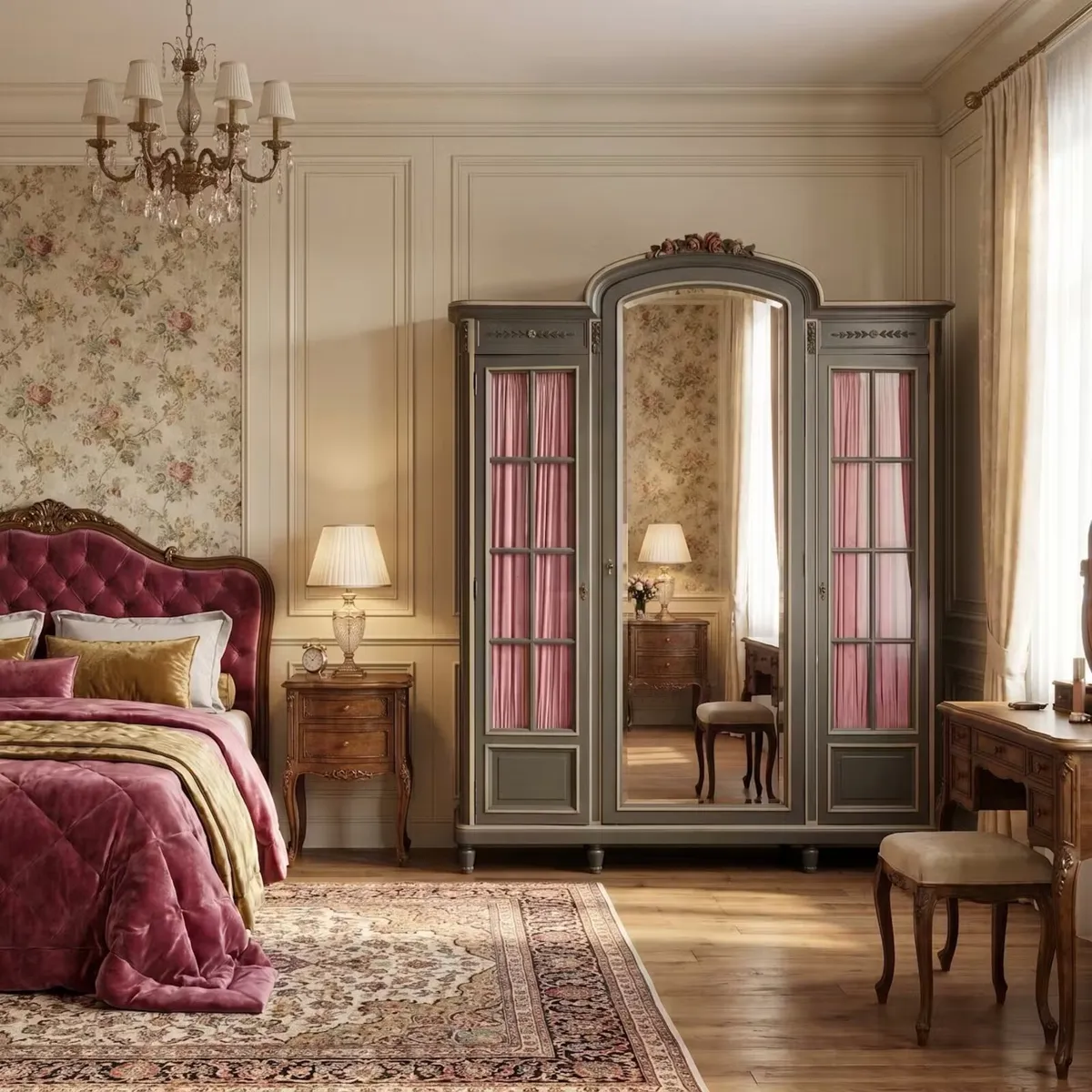 Old French wardrobe - Image 1
