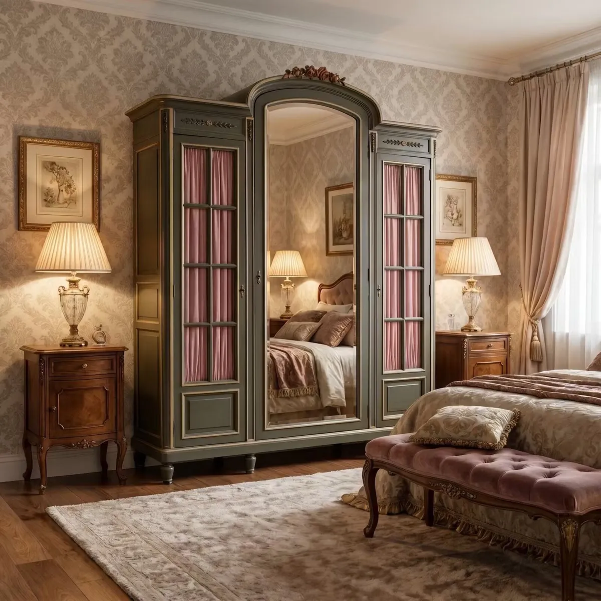 Old French wardrobe - Image 2