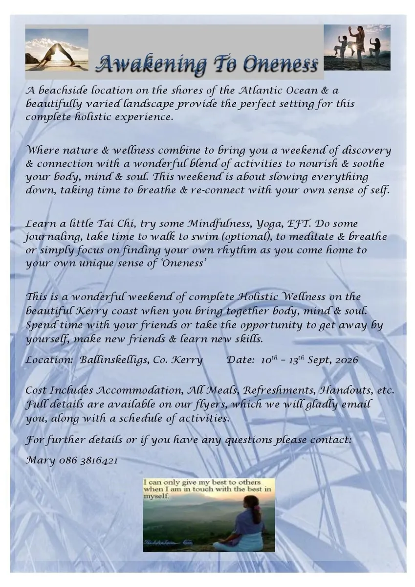 Wellness Weekend in Kerry