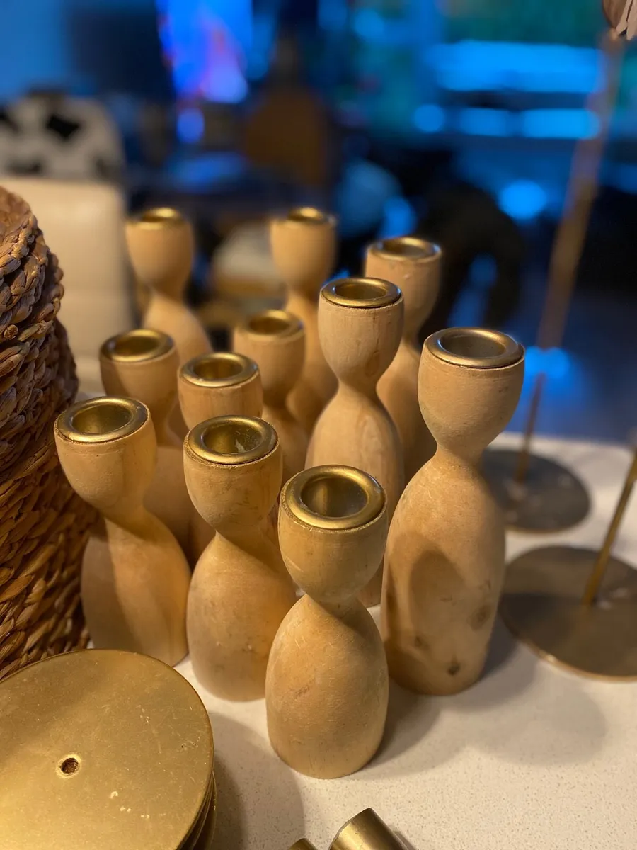 Wedding Table Décor Bundle – Rustic & Gold – €120 - Image 2