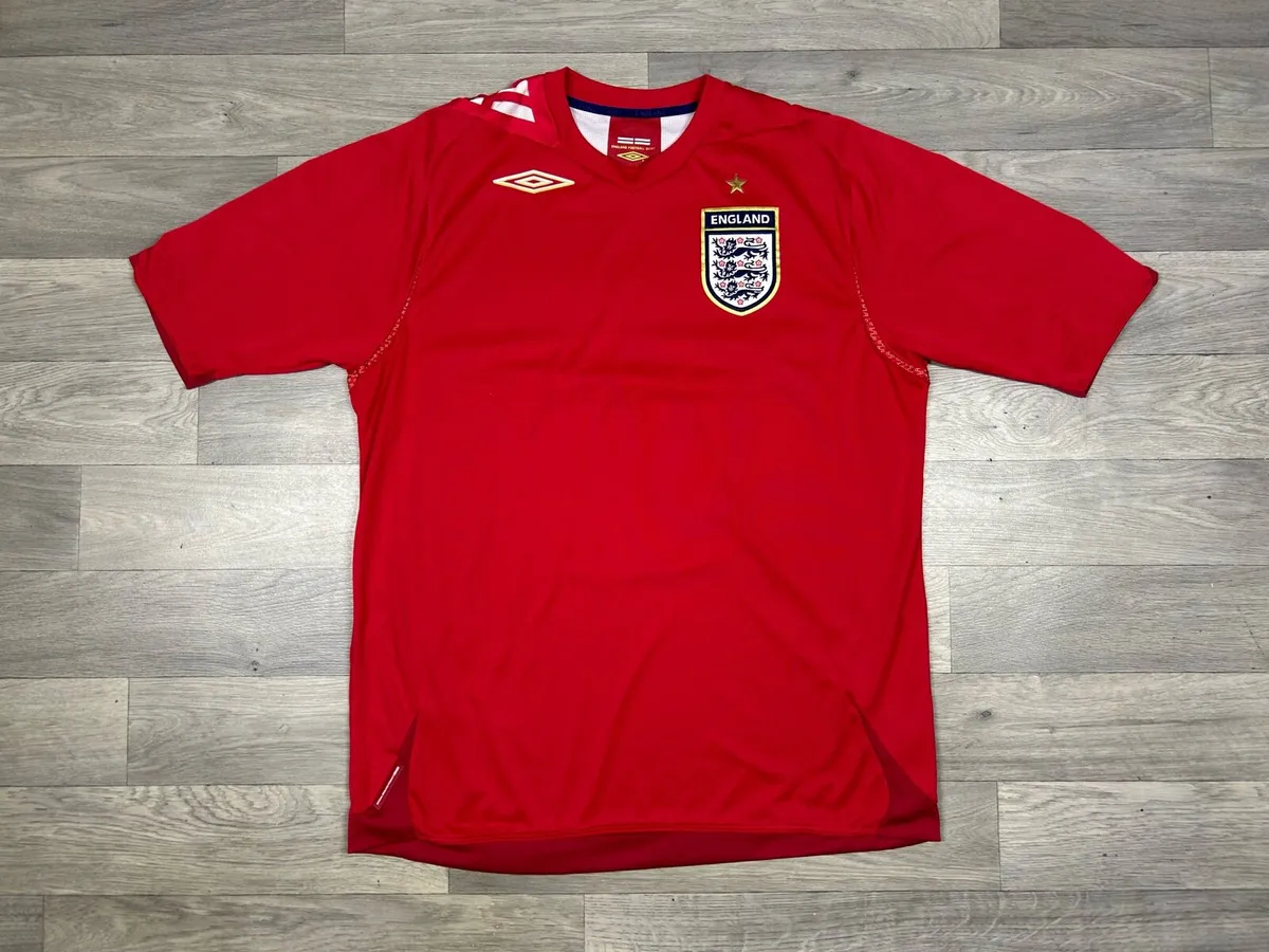Vintage 2006 Umbro England Away Jersey Shirt Large - Image 1