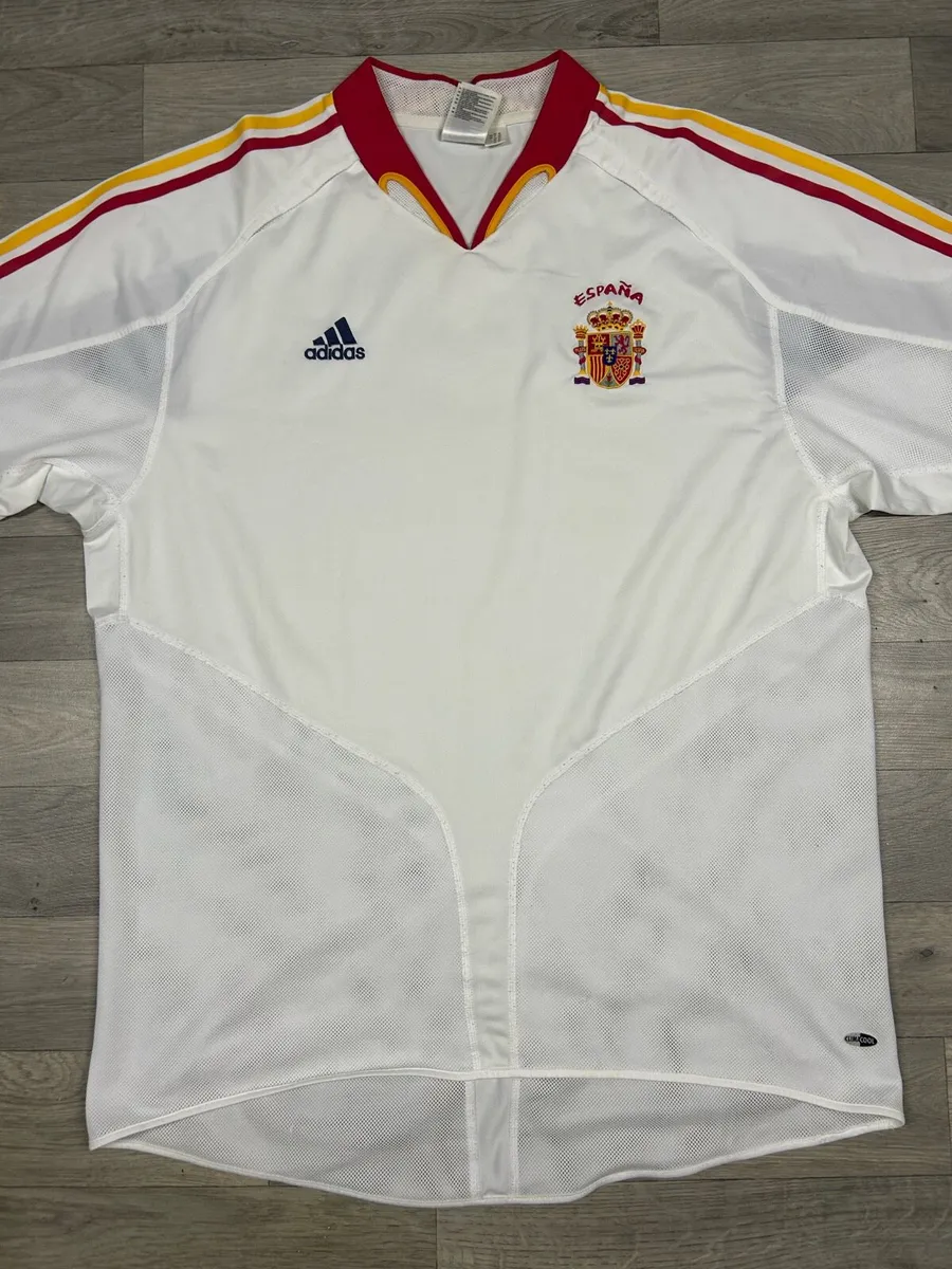Vintage 2004 Adidas Spain Away Jersey Shirt XXL - Image 2