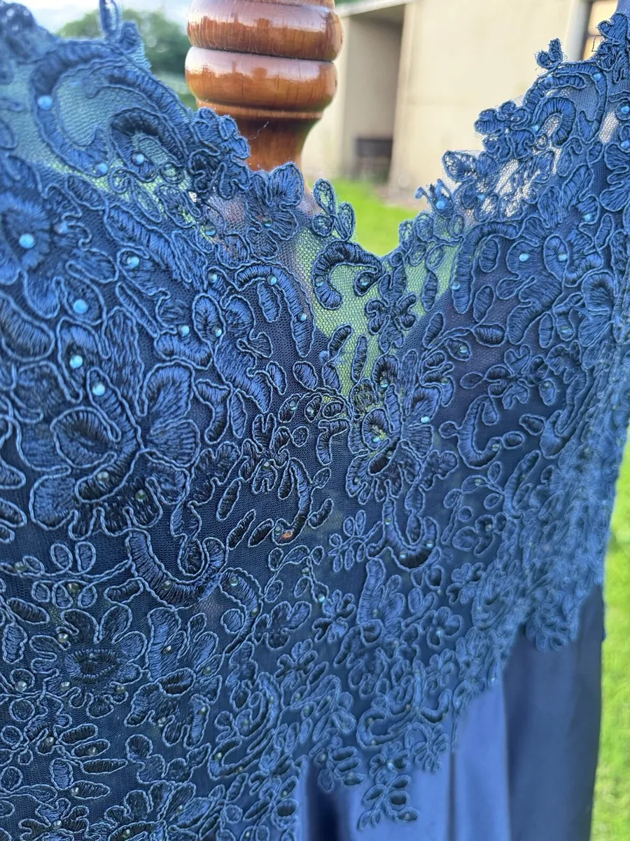 Navy Debs Dress - Image 4