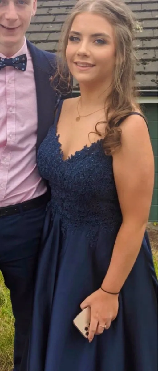 Navy Debs Dress - Image 2