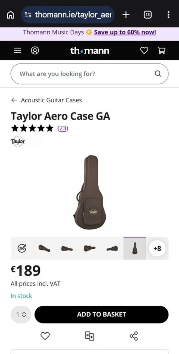 Taylor Aero case Grand Auditorium - Image 1