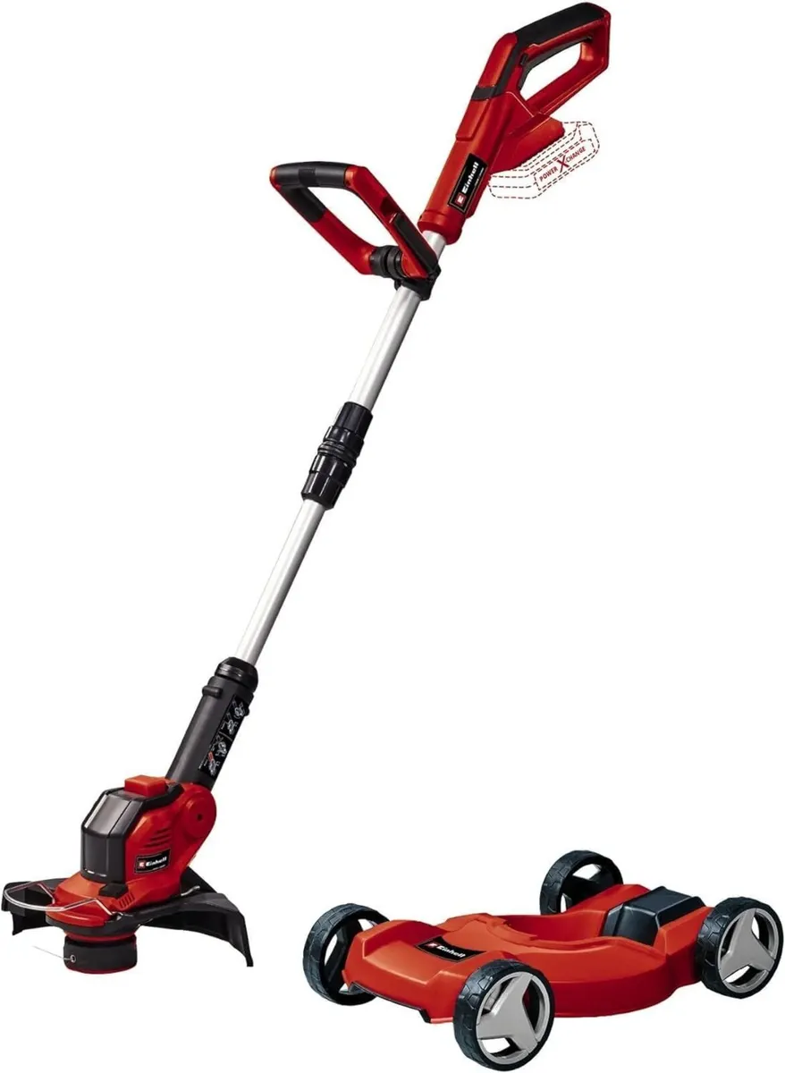 Einhell Cordless Strimmer with Mower Attachment - Image 1