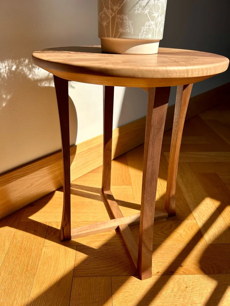 Custom Walnut End Table - Image 2
