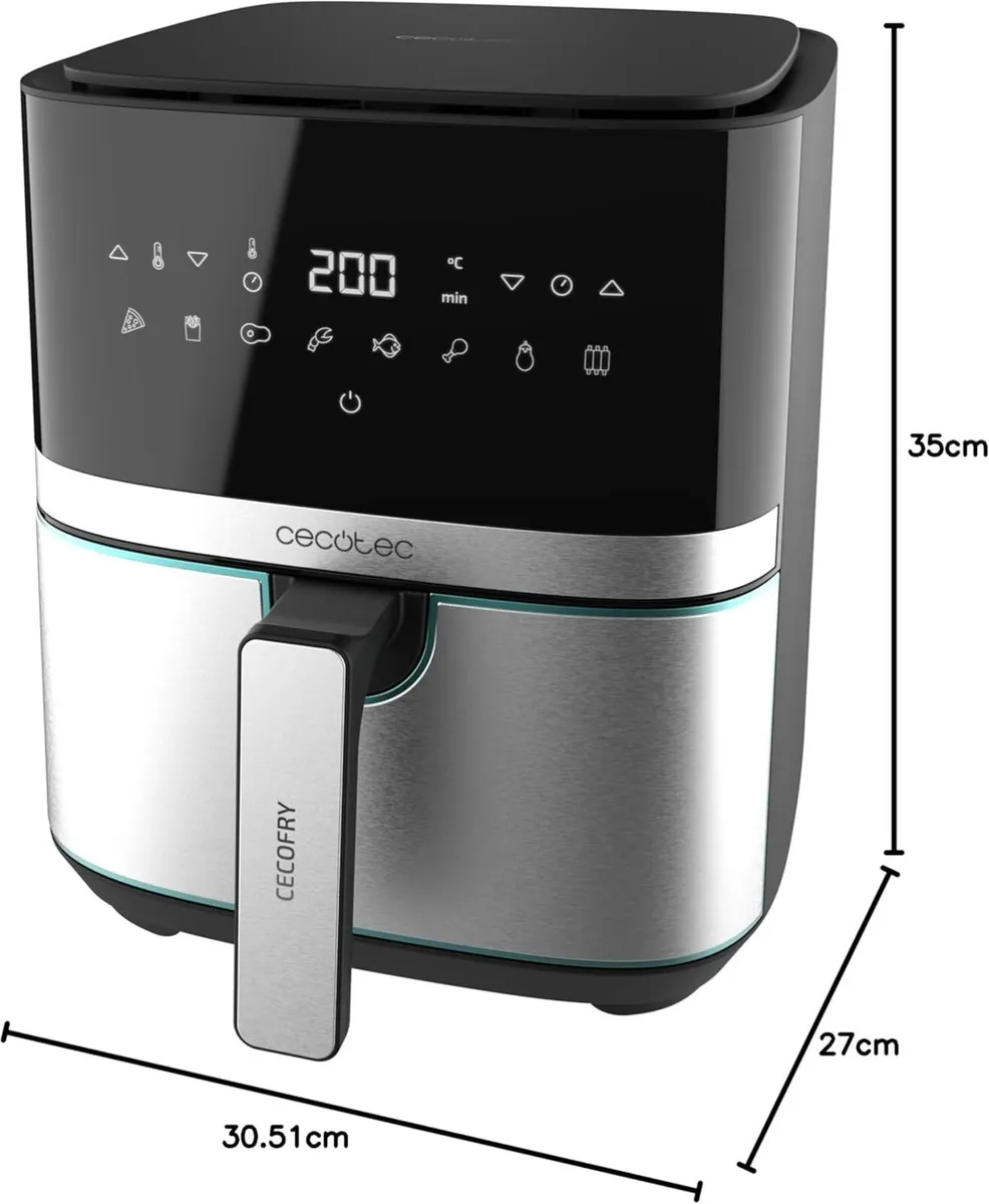 Air Fryer 5L Cecofry Full Inox Pro - Image 3