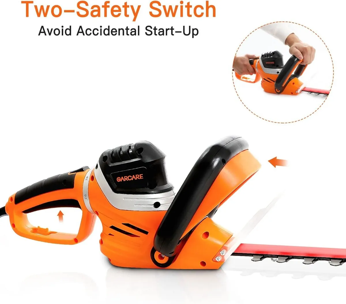 Electric Hedge Trimmer Corded 4.8amp 24inch - Image 4