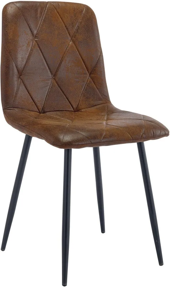 Dining Chairs for Room Living Vintage Faux Suede - Image 4