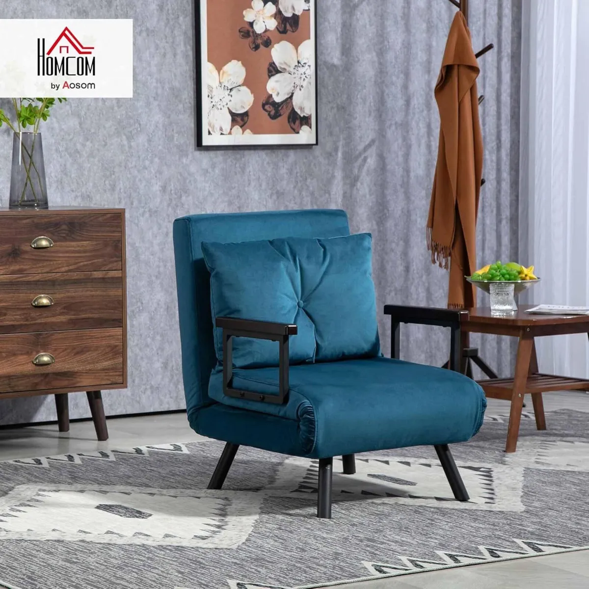 Chair Bed Click Clack Convertible Settee Modern - Image 2