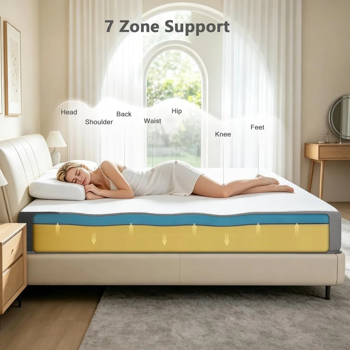 Memory Foam Mattress 20CM Medium Firm Orthopaedic - Image 3