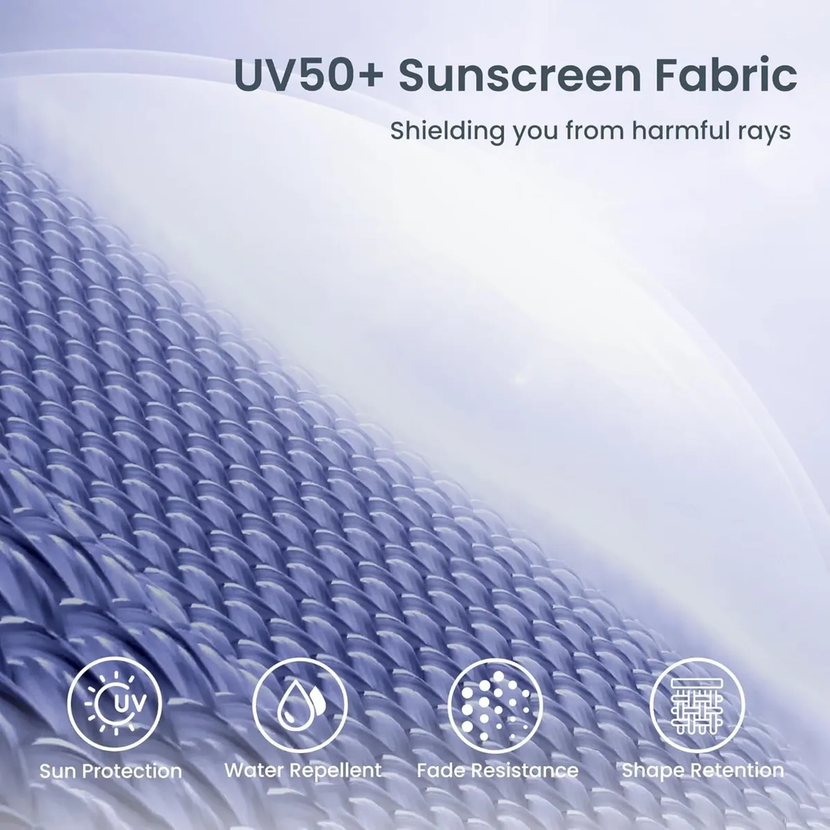 Umbrella 2m Portable Fringed Garden Parasol - Image 4