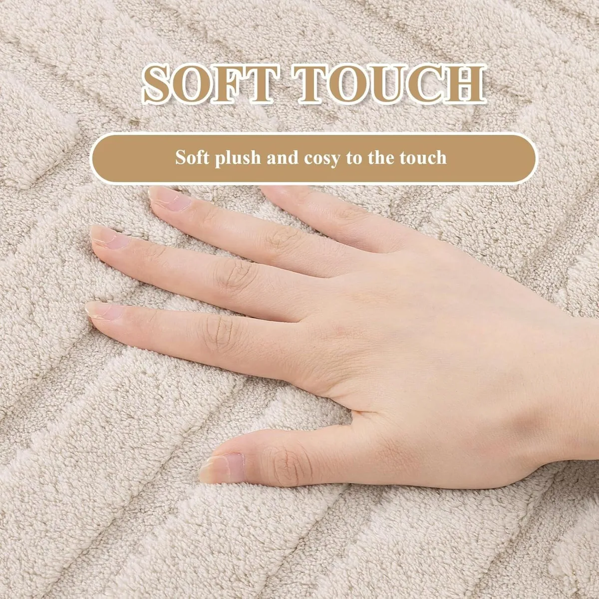Soft Rugs Living Room Large Non‑slip Washable - Image 3