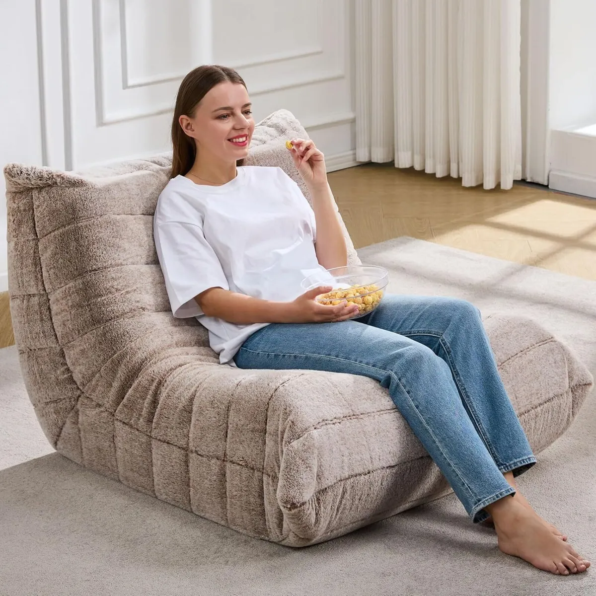 Bean Bag Chairs for Adults Giant Chair Memory - Image 3