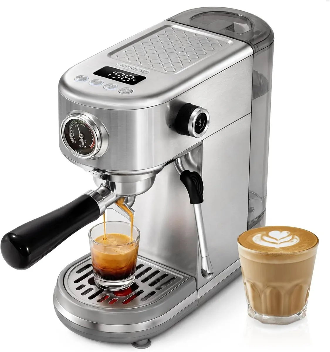 H10b Programmable Espresso Machine with LED - Image 1